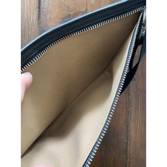 New‎ Michael Kors Pebbled Leather Black Belt Bag Utility Waist Pack Adjustable - Picture 5 of 8